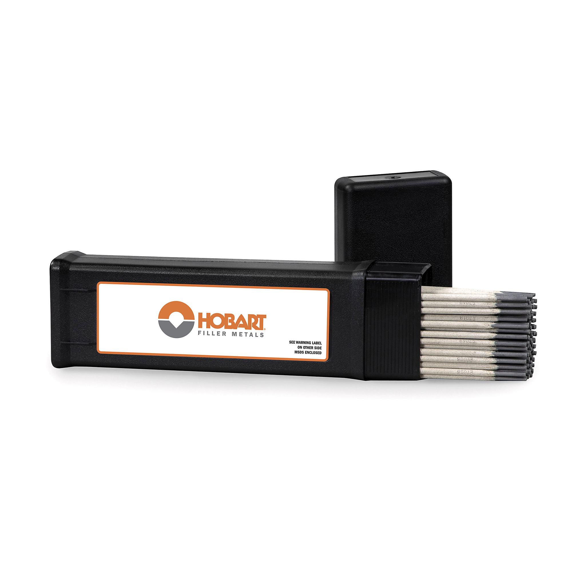 Hobart Filler Metals Stick Welding Electrodes, 7018, 3/32in. x 14in.L, 5-Lb. Container, Model# 770482